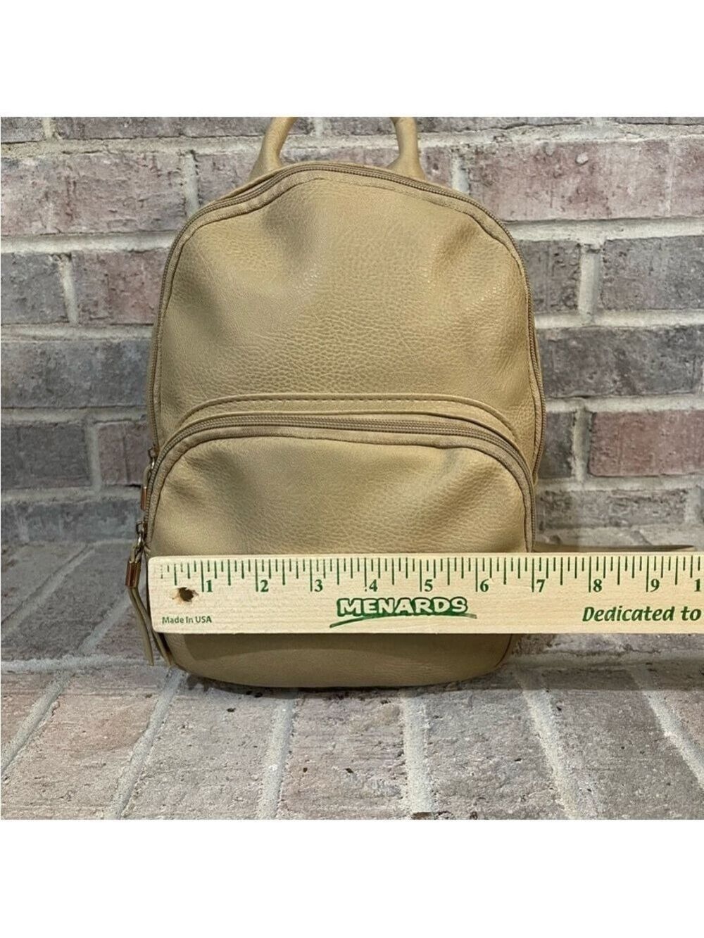 Tan Backpack - Picture 5 of 10